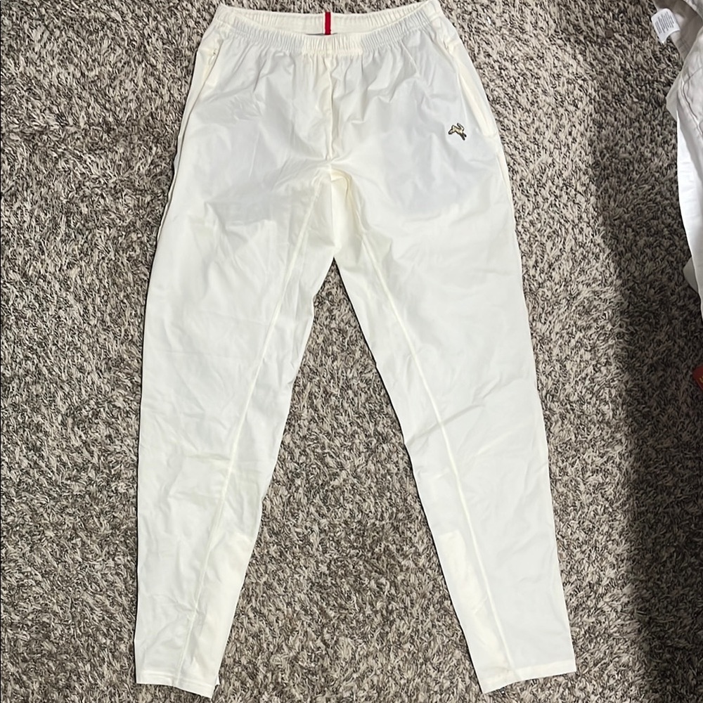 White/cream Tracksmith session Pants